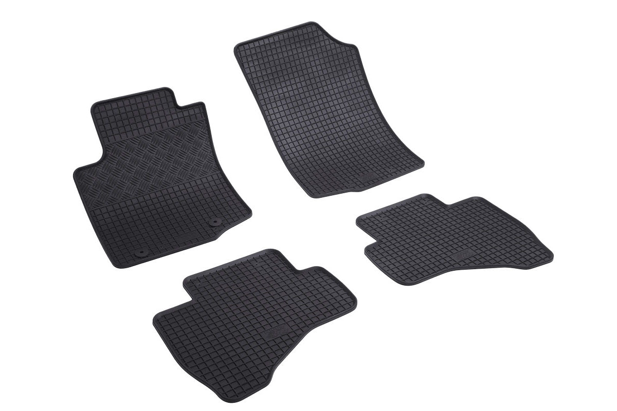 Rubber automatten voor Citroën C1 (2014-2022), Peugeot 108 (2014-2021) - Rubber - 4-delig - Complete set
