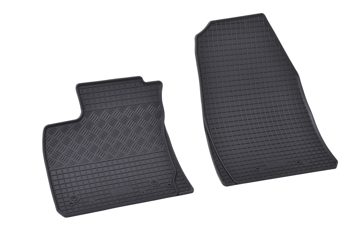 Automatten voor Ford Transit Courier (2014-2023), 2-zits - 2-delig - Rubber