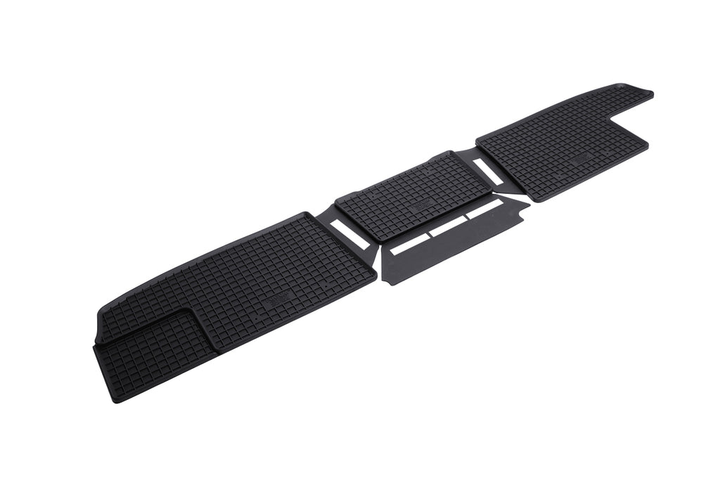 Rubber automatten voor 2e zitrij Fiat Talento (2016-2021), Nissan NV300 (X82) (2014-heden), Opel Vivaro B Combi (2014-2019) X82, Renault Trafic Combi (2014-2021) X82, Renault Trafic Combi (2021-heden)