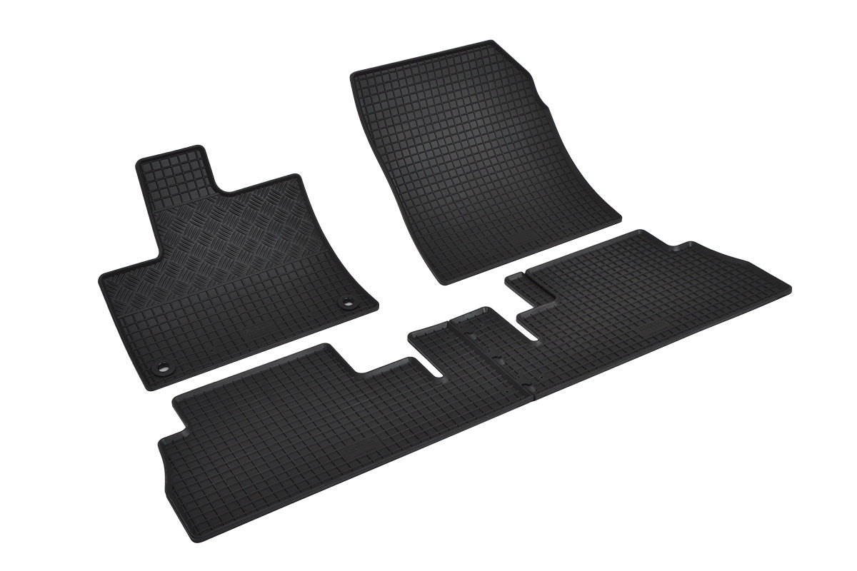 Automatten voor Citroën Berlingo 3, Fiat Doblò, Opel Combo E Life, Peugeot Partner, Rifter, Toyota ProAce City Verso (vanaf 2018) - 4-delig - Rubber