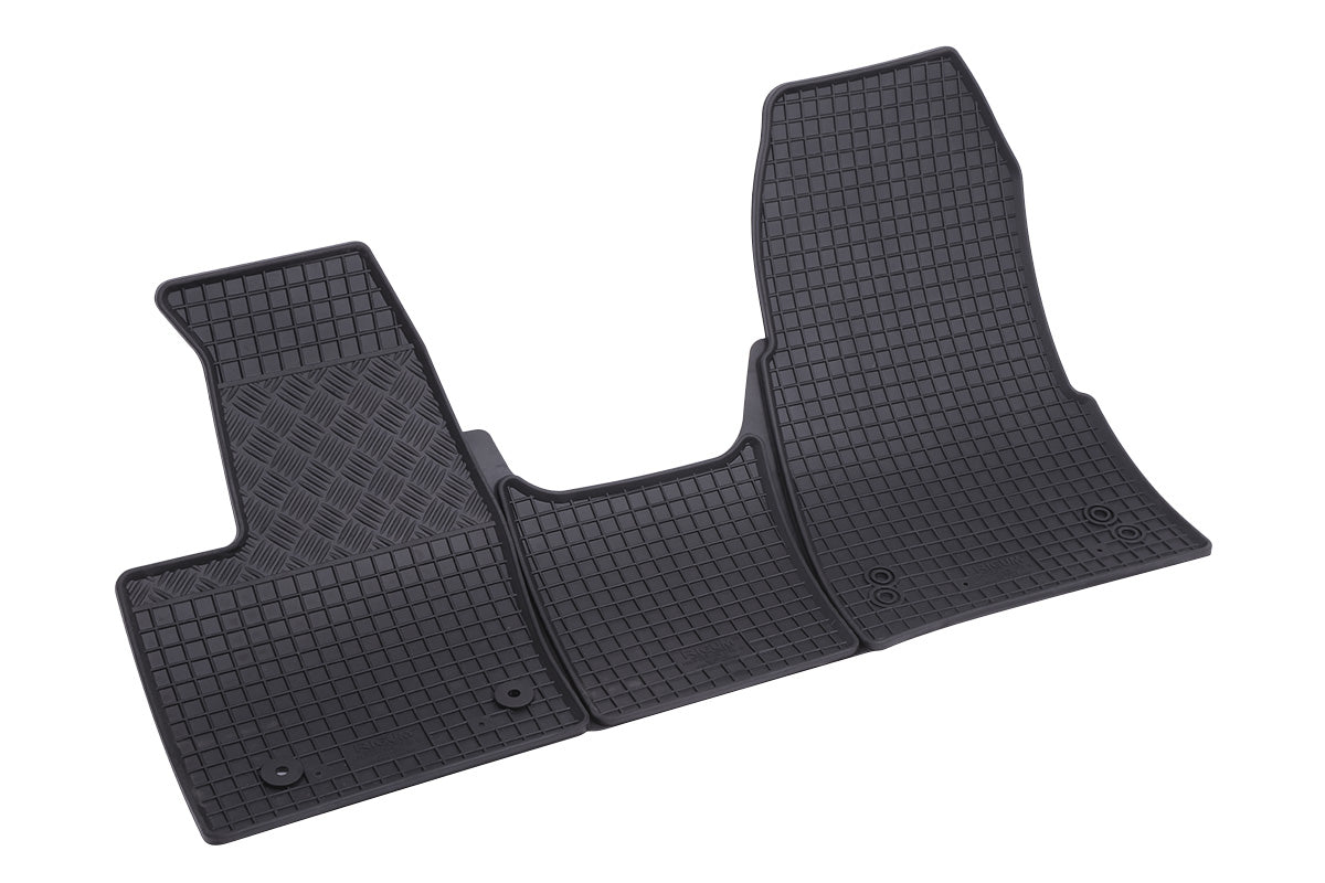 Rubber automatten voor Ford Tourneo Custom (2/3-zits automaat) (2018-2023)