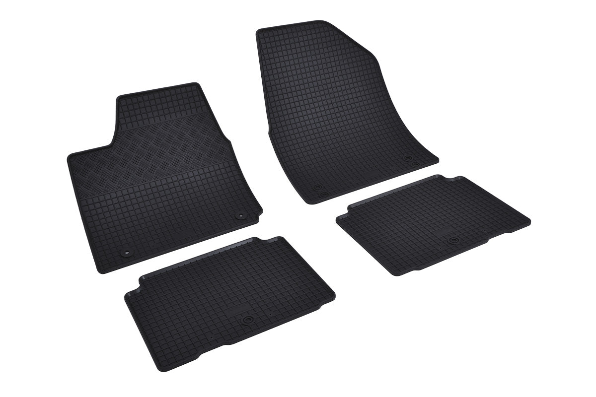 Rubber automatten voor Hyundai Ioniq 5 (2021-heden), Kia EV6 (2021-heden) - Rubber - 4-delig - Complete set