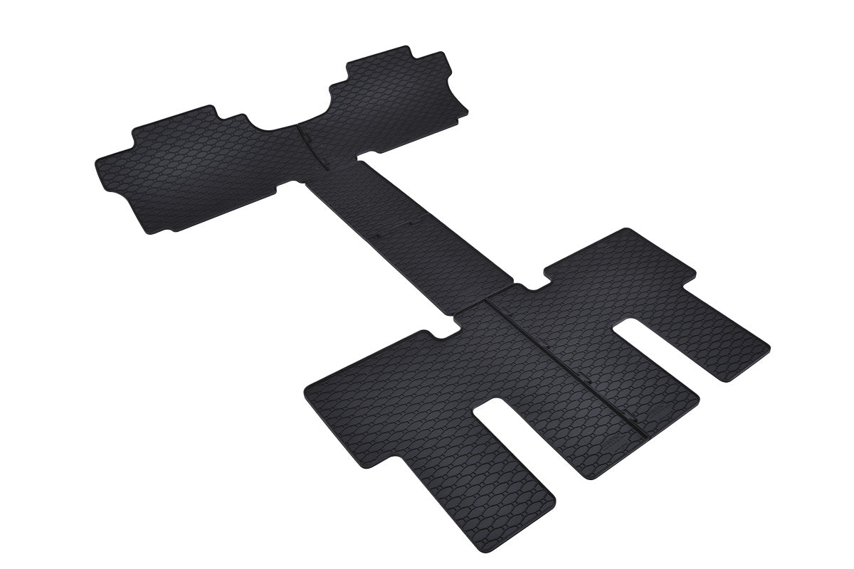 Rubber automatten voor 2e en 3e zitrij Hyundai Staria (7-zits) (2022-heden)