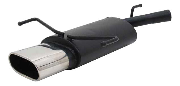 Novus RVS einddemper voor Opel Corsa C - 75x135 mm