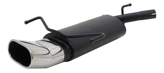 Novus RVS einddemper voor Opel Corsa C - 75 x 135mm - DTM