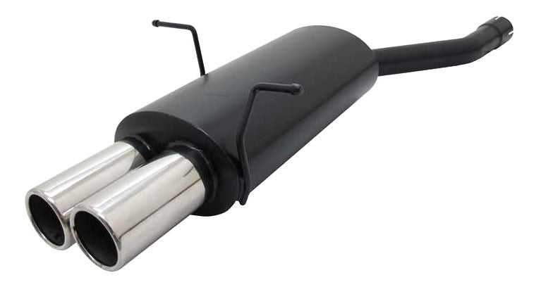 Novus RVS einddemper voor Bmw 3-Serie E46 Sedan, Coupe, Touring - 2 x 90mm - M-Design
