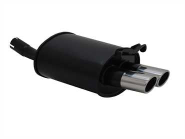 Novus einddemper voor Mercedes SLK R170 - 2x76 mm - SR-Design