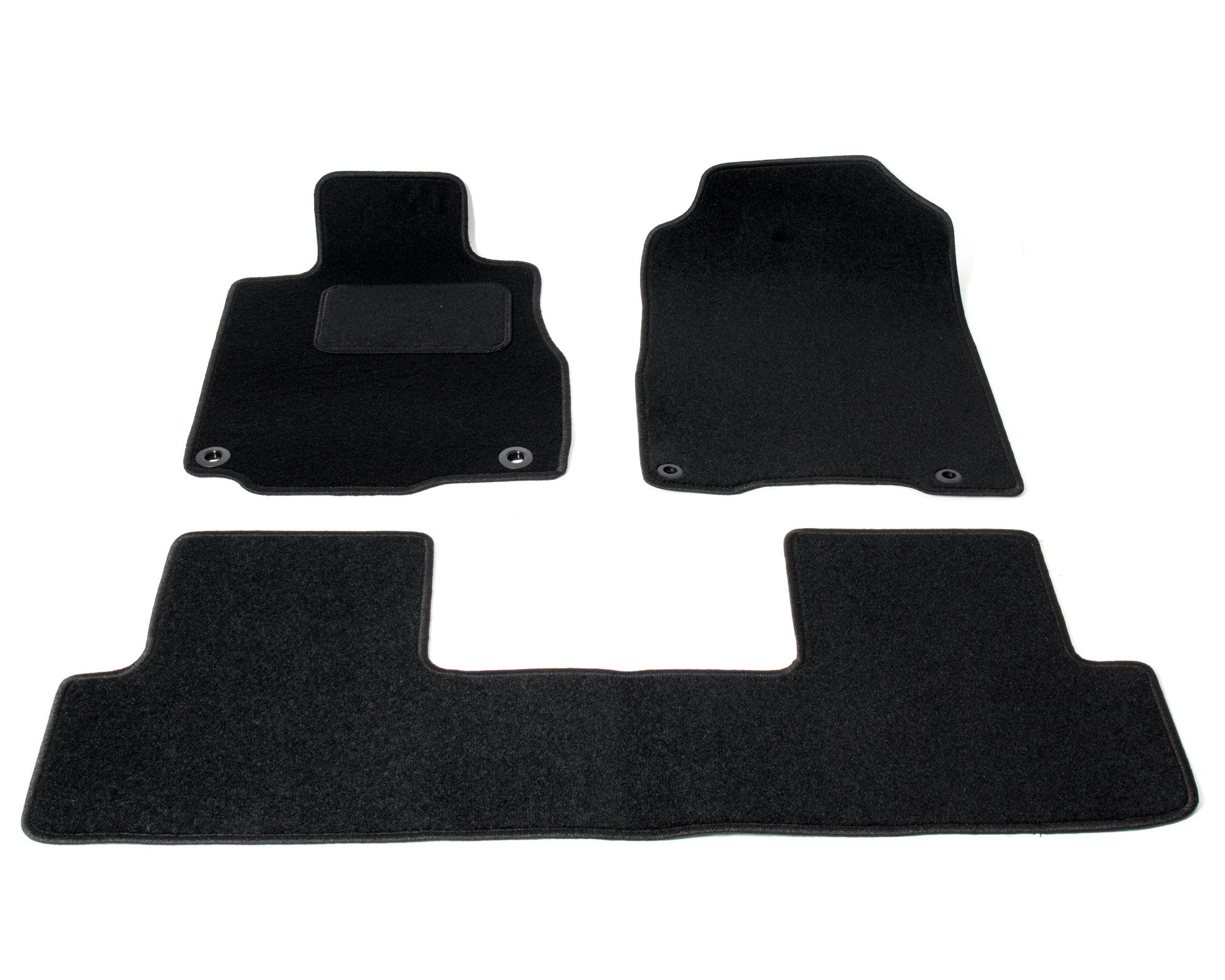 Automatten voor Honda CR-V (2012-2016) - Naaldvilt - 3-delig - Complete set