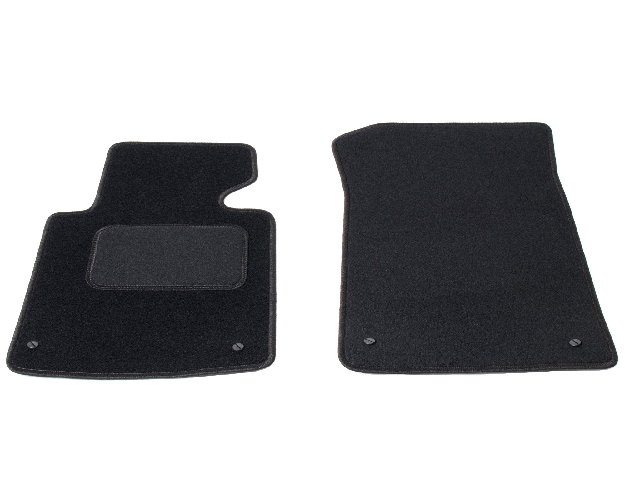 Automatten voor BMW 3-Serie E46 Sedan, Touring, Coupe en Compact (1998-2005) - Naaldvilt - 2-delig - Voorzijde