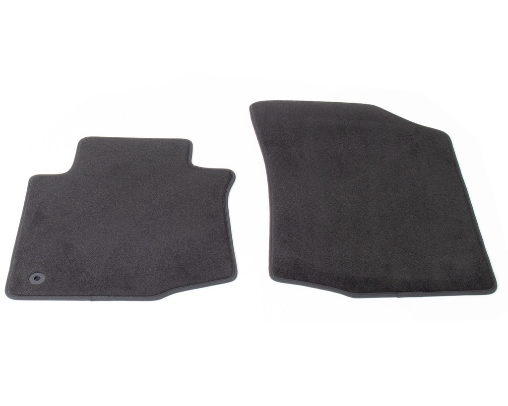 Automatten voor Toyota Aygo, Peugeot 107, Citroen C1 (2005-2014) - Velours - 2-delig - Voorzijde