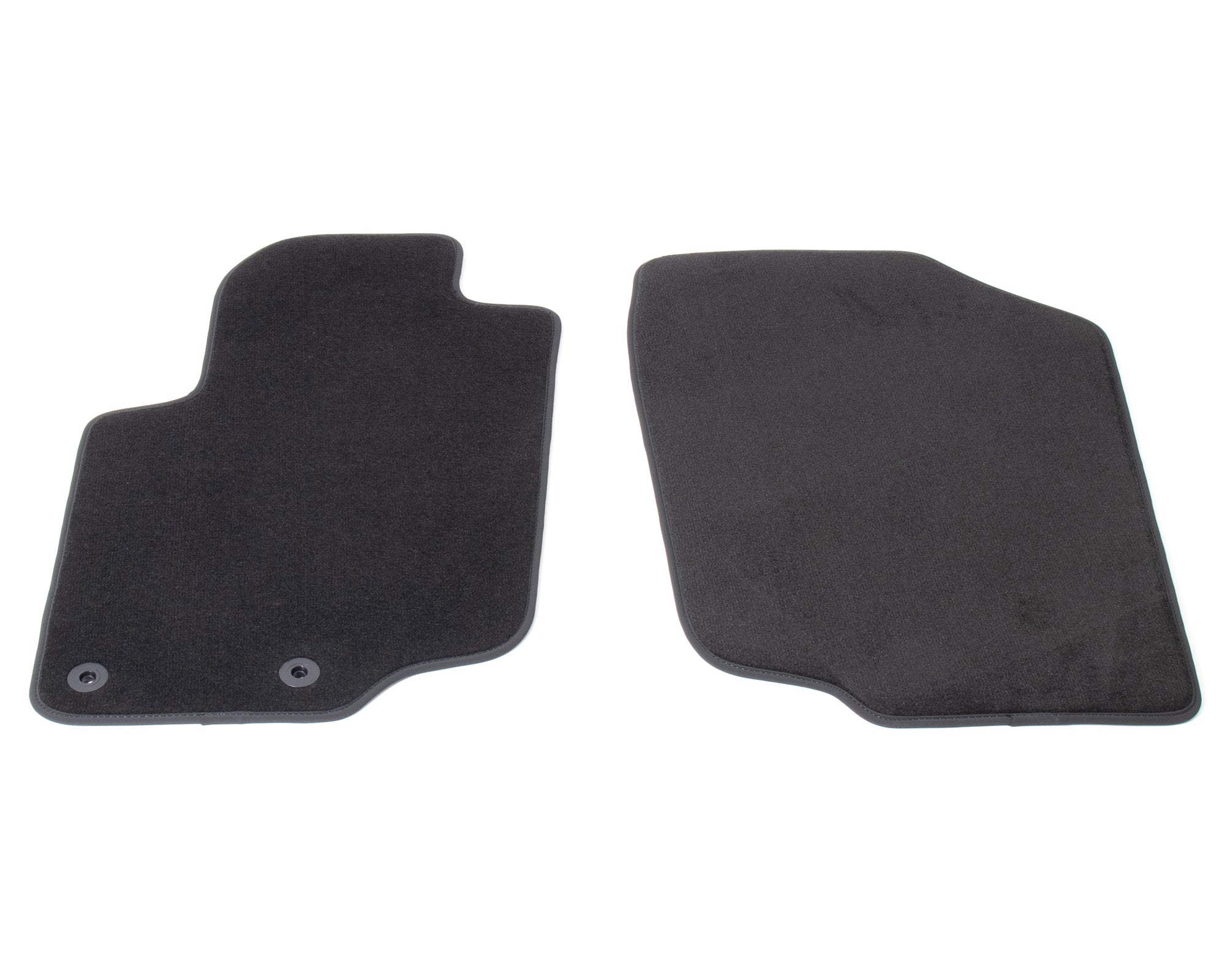 Automatten voor Peugeot 207 en 207 SW (2006-2012) - Velours - 2-delig - Voorzijde