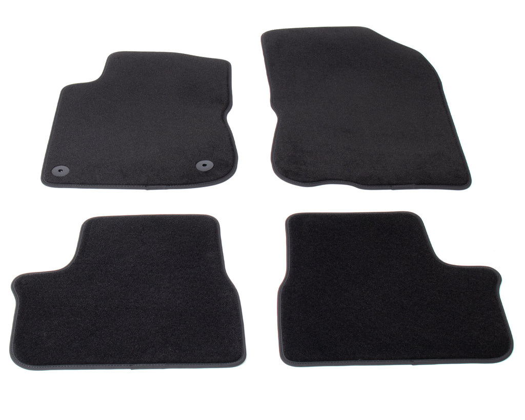 Automatten voor Peugeot 208 en Peugeot 2008 (2012-2019) - Velours - 4-delig - Complete set