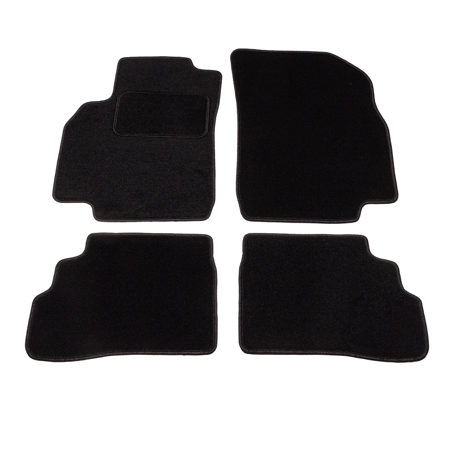 Automatten op maat - zwart stof - Chevrolet Spark 2005-2009