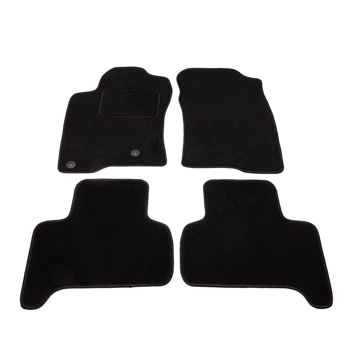 Automatten op maat - zwart stof - Toyota Land-Cruiser HDJ 120 vanaf 2002