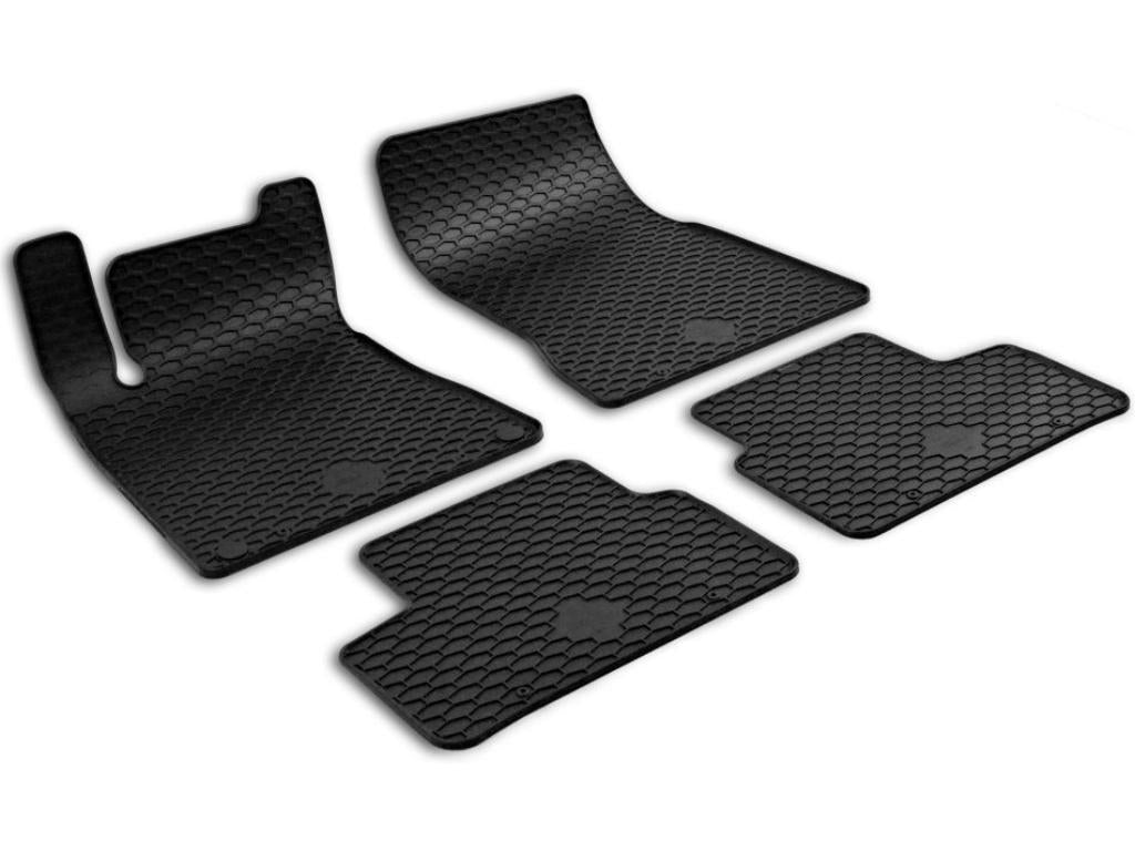 Rubber automatten voor Mercedes A-Klasse W177 vanaf 2018, Mercedes CLA C118, B-Klasse W247, GLB-Klasse X247 vanaf 2019 - Rubber - 4-delig - Complete set
