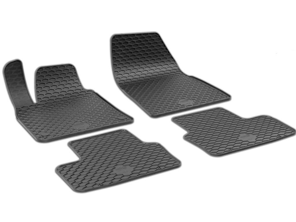Automatten voor Renault Clio 5  (vanaf 2019) en Mitsubishi Colt (vanaf 2023) - 4-delig - Rubber