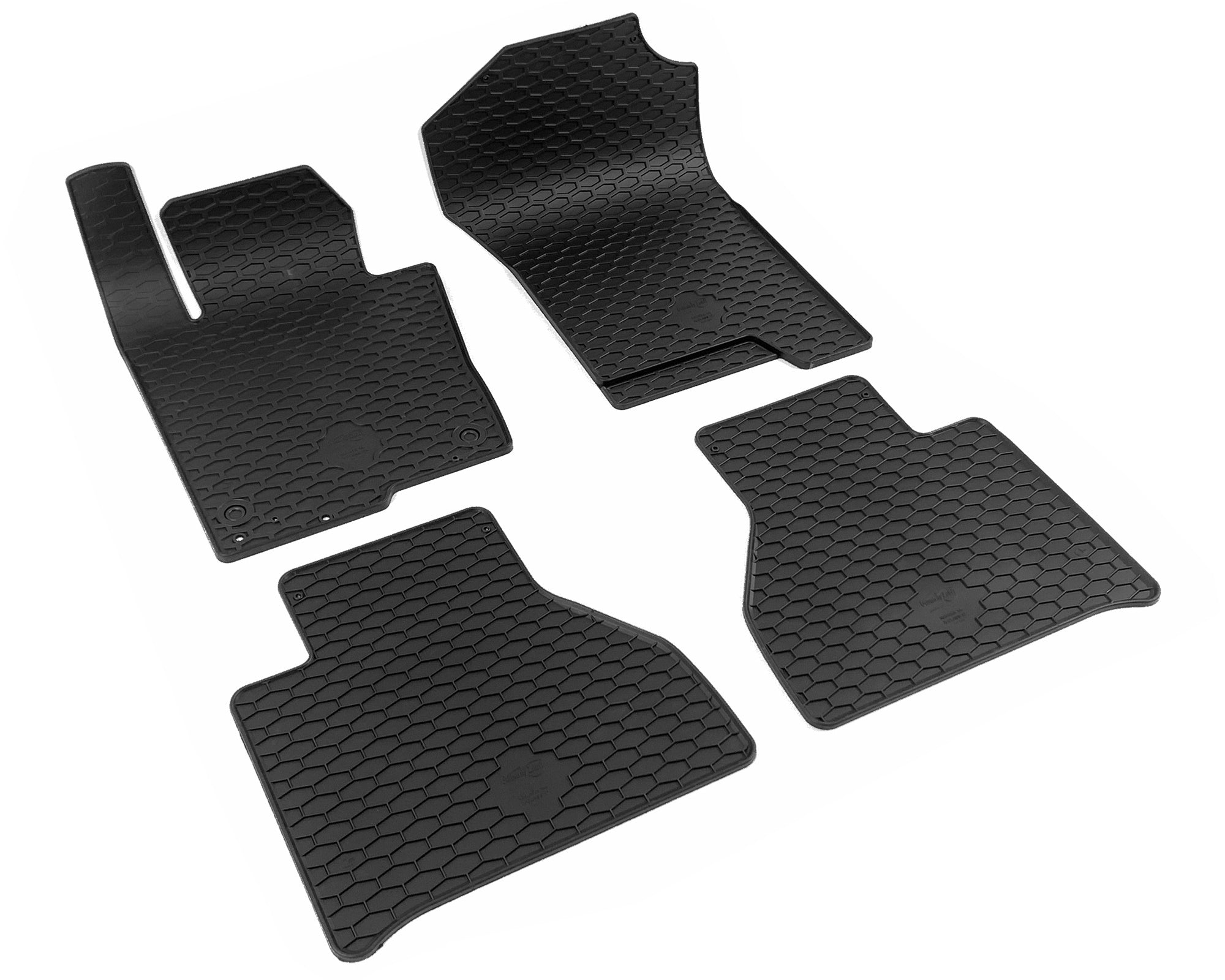 Rubber automatten op maat - Nissan Navara 4-delig vanaf 2014