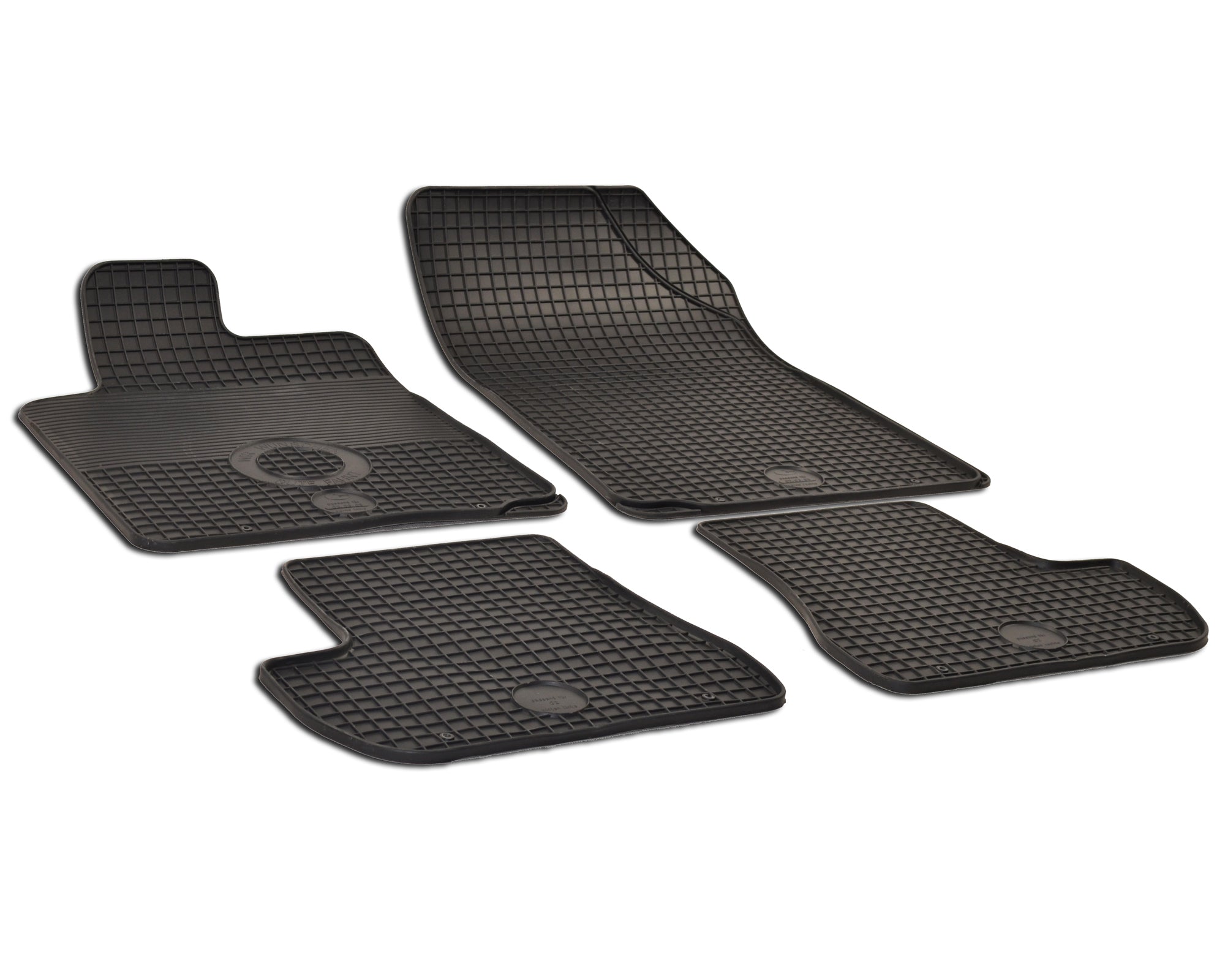 Automatten voor Citroën C2 (2004-2009) - 4-delig - Rubber