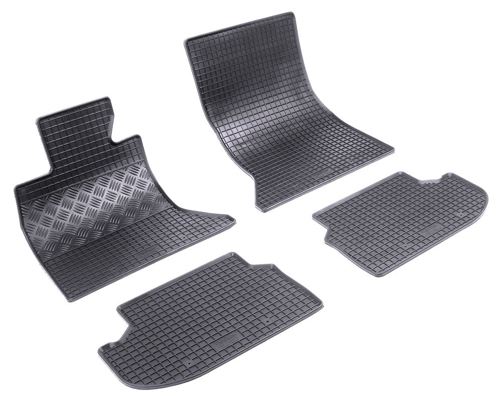 Automatten voor BMW 5-serie F10 en F11 (2014-2017) - 4-delig - Rubber