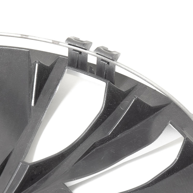 Wieldoppen Lion zwart 16 inch - 4 stuks