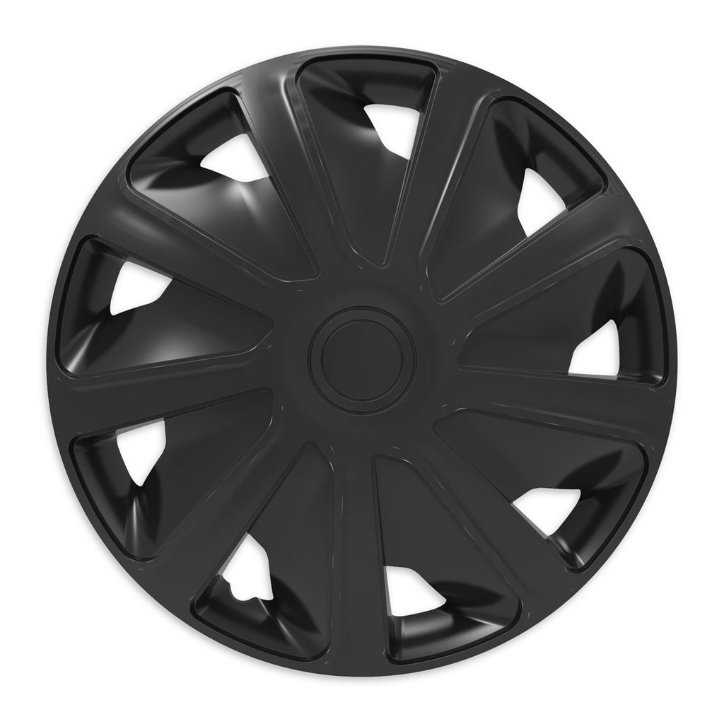 Wieldoppen Craft Zwart 15 inch (bolle velgen) bedrijfswagen - 4 stuks