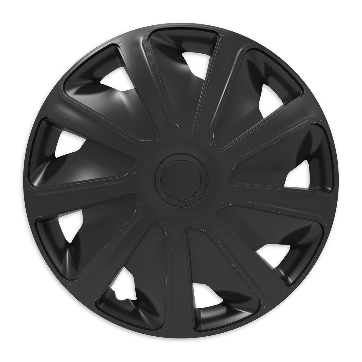 Wieldoppen Craft Zwart 15 inch (bolle velgen) bedrijfswagen - 4 stuks