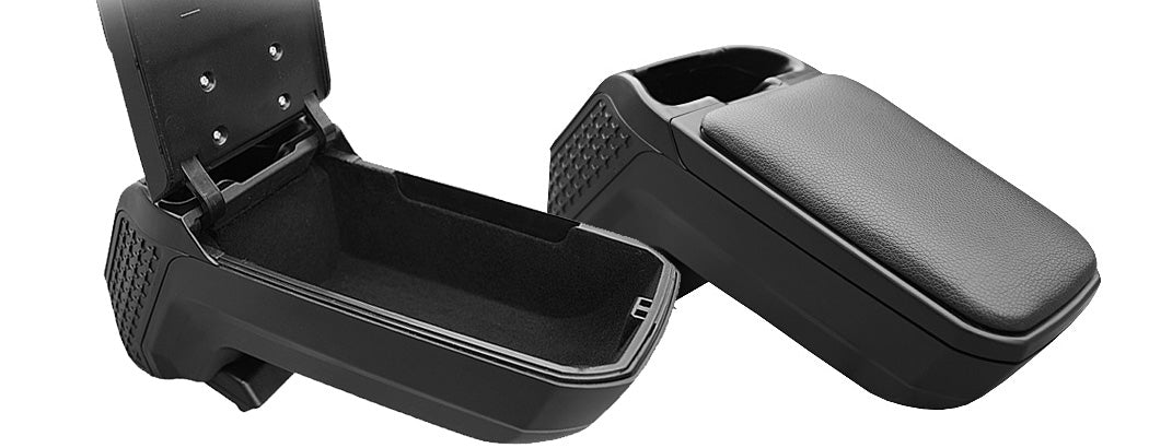 Armsteun voor Peugeot 208 en Peugeot 2008 vanaf 2019- - Kunstleer - Zwart