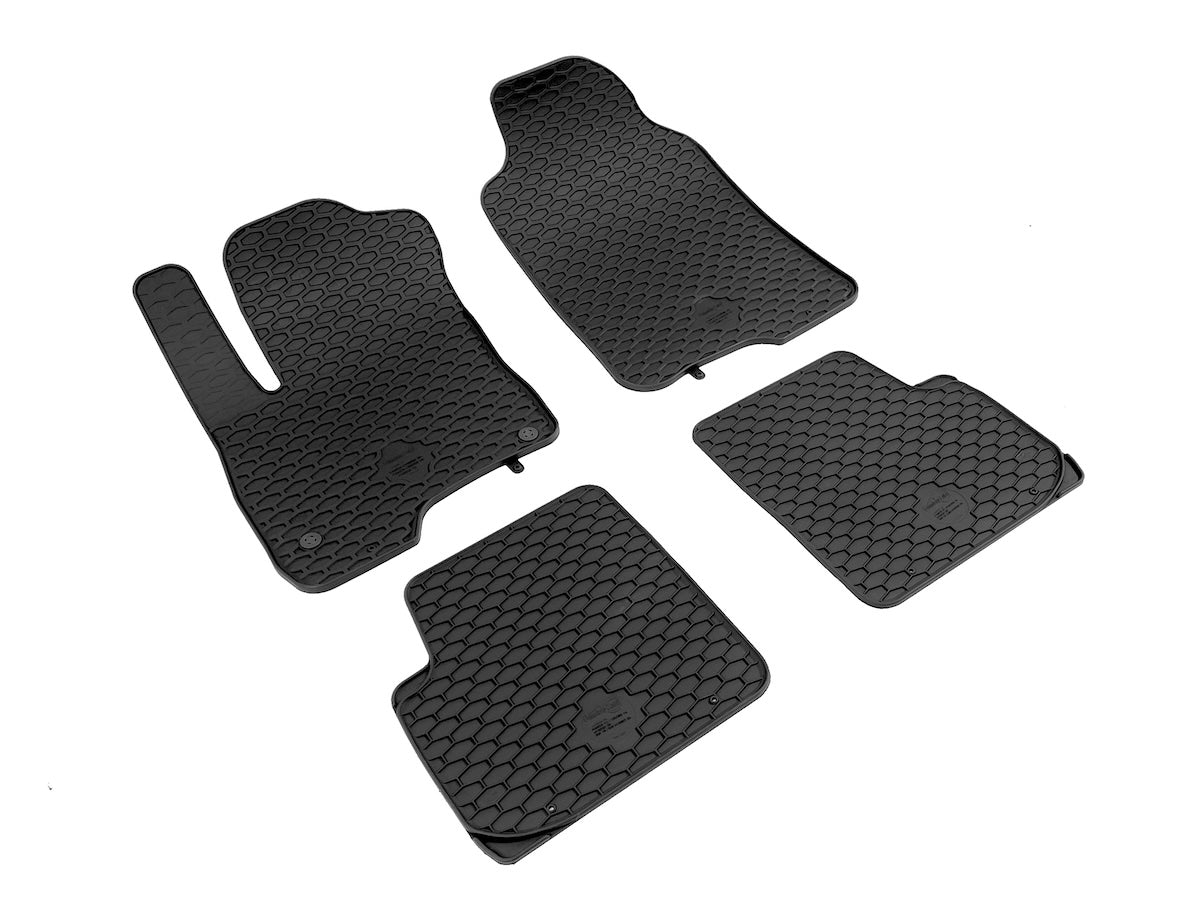 Automatten voor Fiat 500, Panda 2 en Panda 3 (vanaf 2003) - 4-delig - Rubber