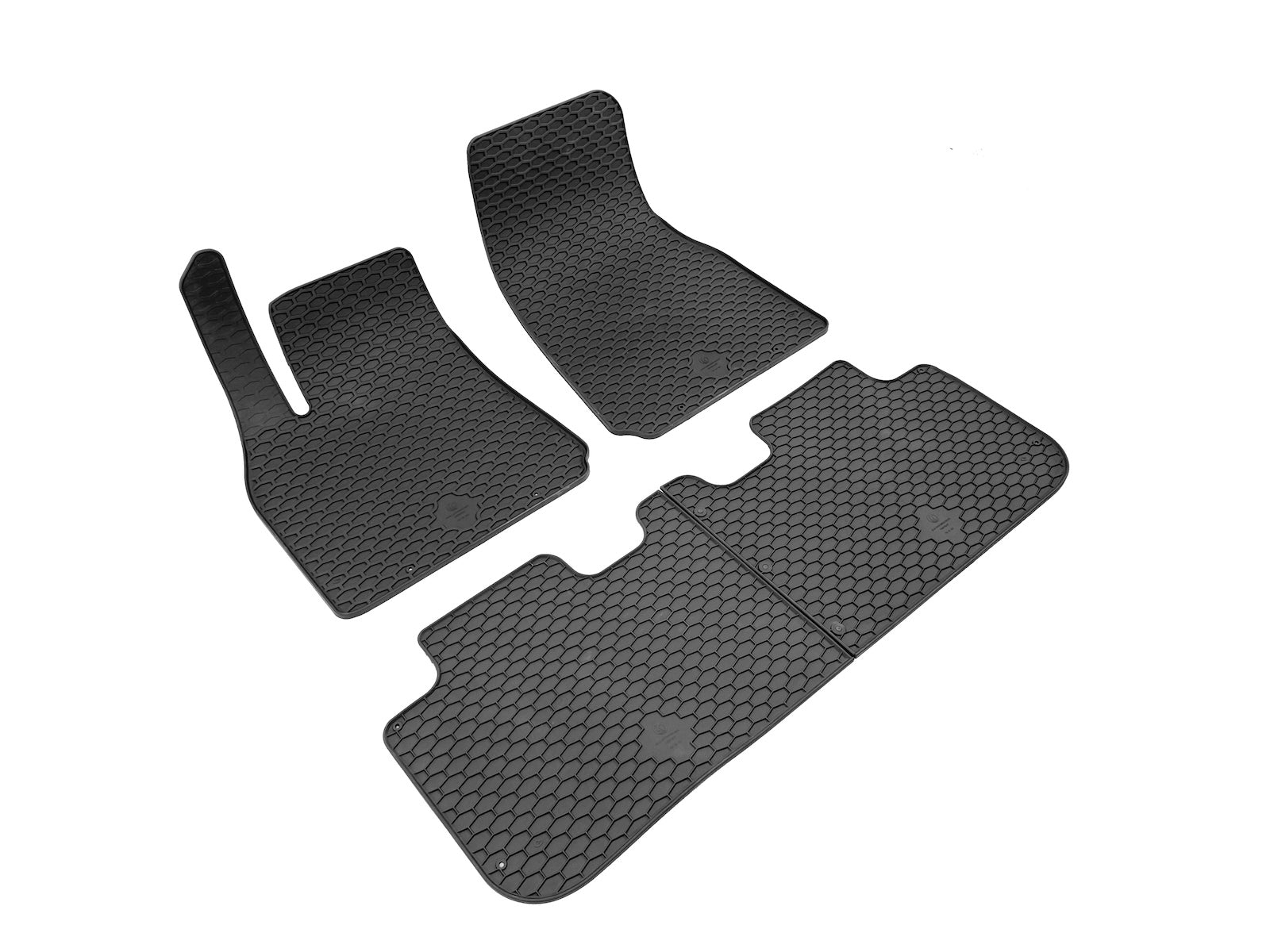 Rubber automatten voor Tesla Model Y (2021-heden) - Rubber - 4-delig - Complete set