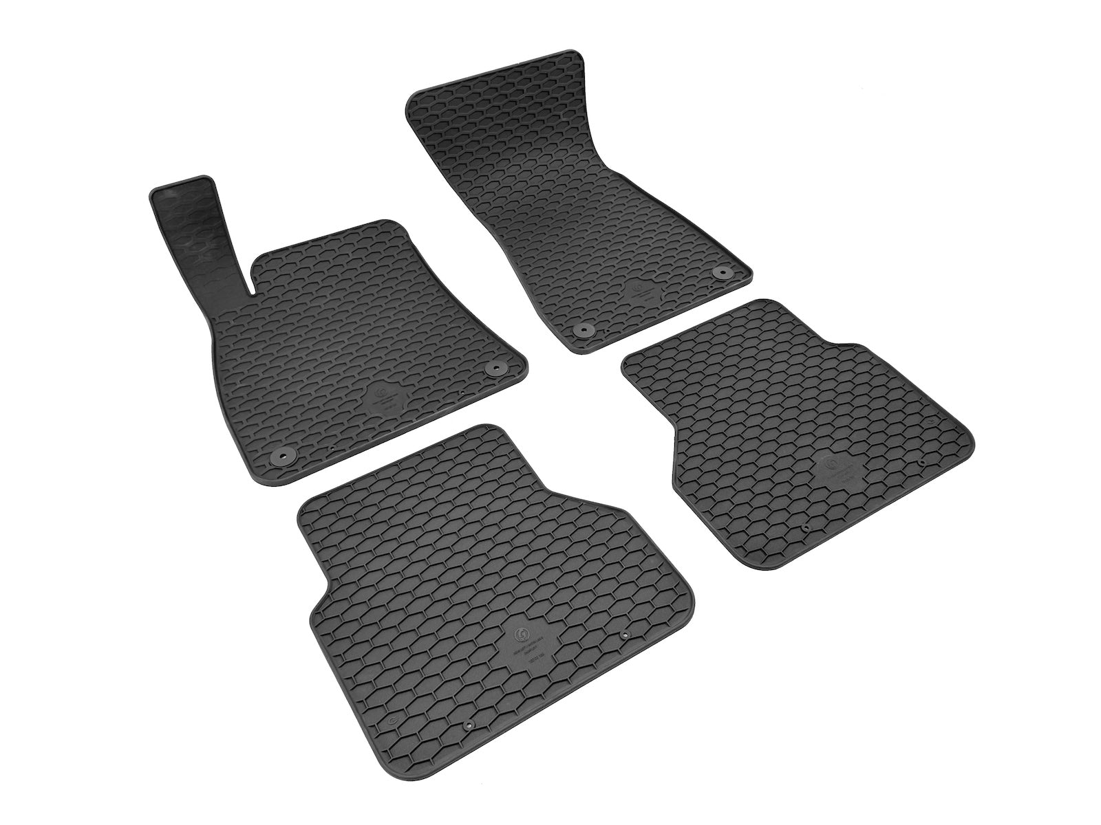 Rubber automatten voor Audi A6 (C9) TDI (2025-heden) - Rubber - 4-delig - Complete set