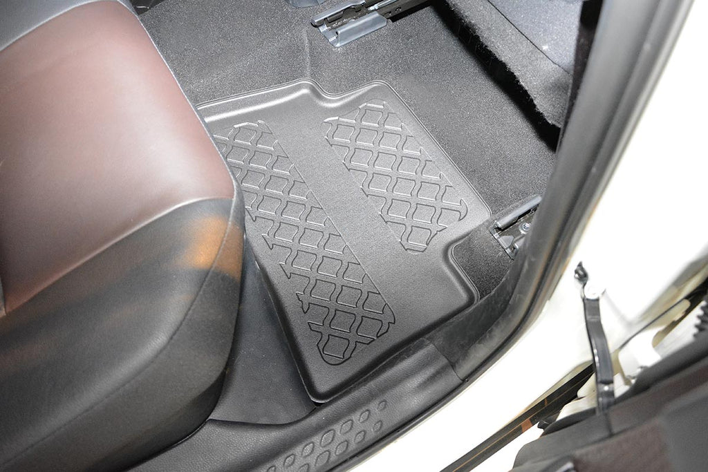 3D Automatten voor Toyota C-HR (2017-2024) en Toyota C-HR (vanaf 2024-) - TPE-Rubber - 4-delig