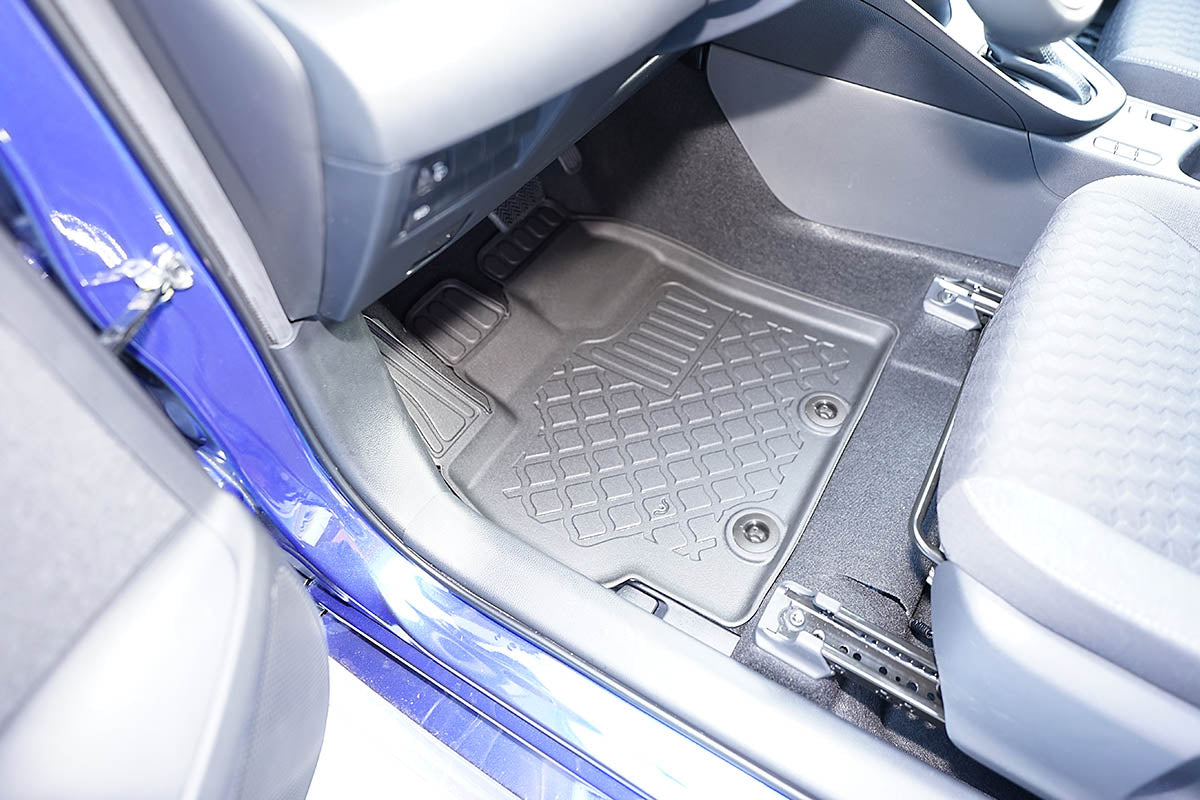 3D Automatten voor Toyota Yaris, Yaris Cross (XP210) en Mazda 2 (vanaf 2020-) - TPE-Rubber - 4-delig