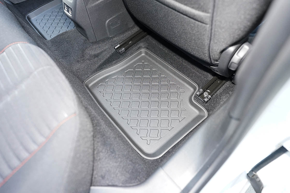 3D Automatten voor Opel Corsa-e, Mokka-e en Peugeot e-208 (vanaf 2020) (electric) - TPE-Rubber - 4-delig