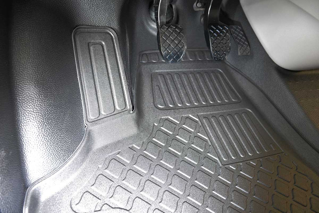 3D Automatten voor Volkswagen T5, T6 en T6.1 (2003-2024) - TPE-Rubber - 2-delig