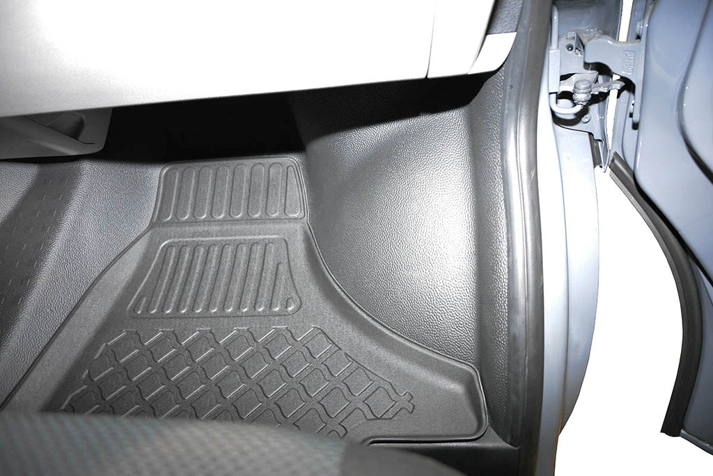 3D Automatten voor Volkswagen T5, T6 en T6.1 (2003-2024) - TPE-Rubber - 2-delig