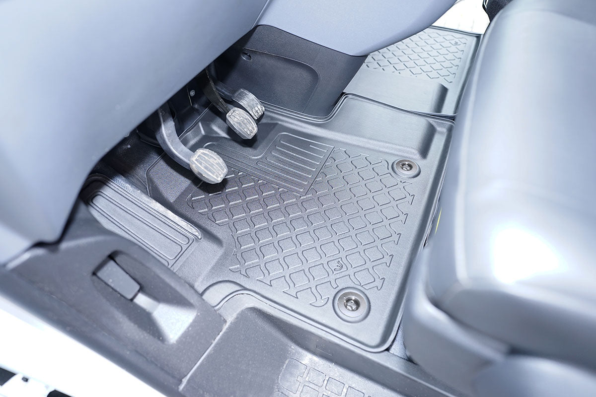 3D Automatten voor Citroen Jumpy, e-Jumpy, Opel Vivaro C, Peugeot Expert, e-Expert, Fiat Scudo, e-Scudo, Toyota ProAce (vanaf 2016-) - TPE-Rubber - 2-delig