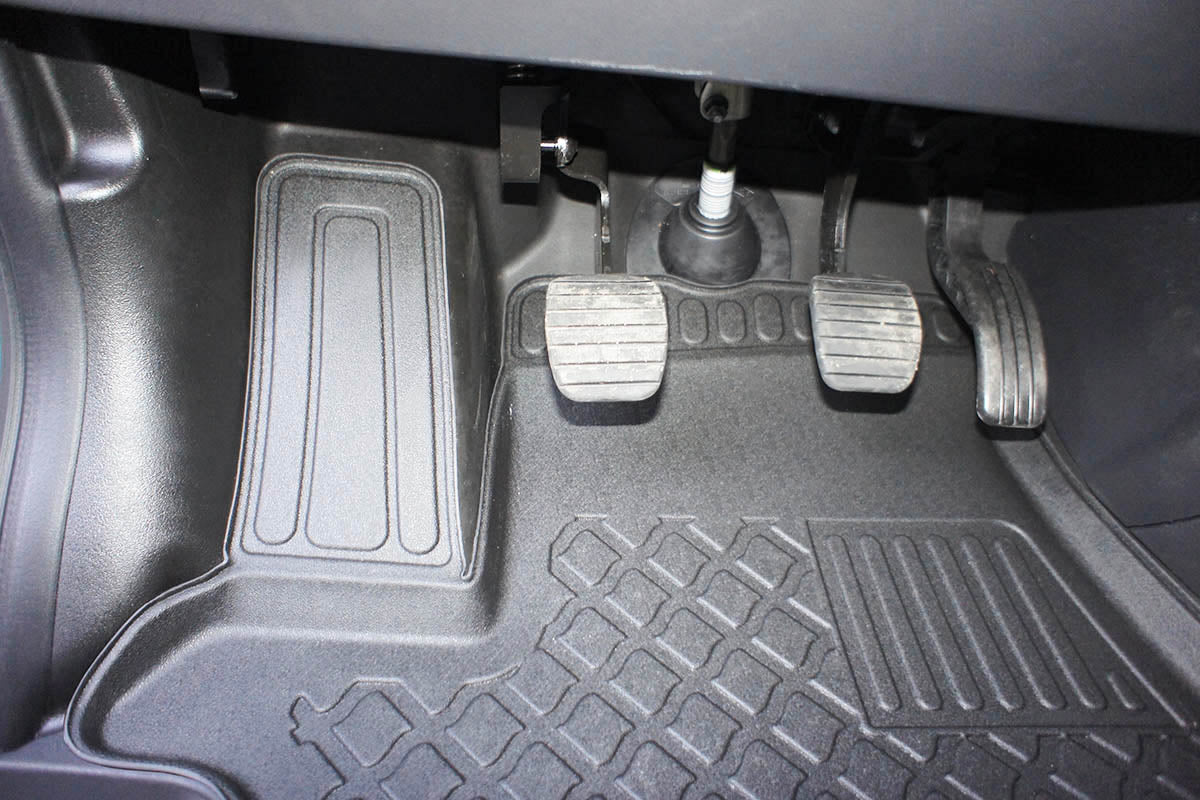 3D Automatten voor Opel Vivaro B, Renault Trafic (X82) en Fiat Talento 3 (vanaf 2014-) - TPE-Rubber - 2-delig