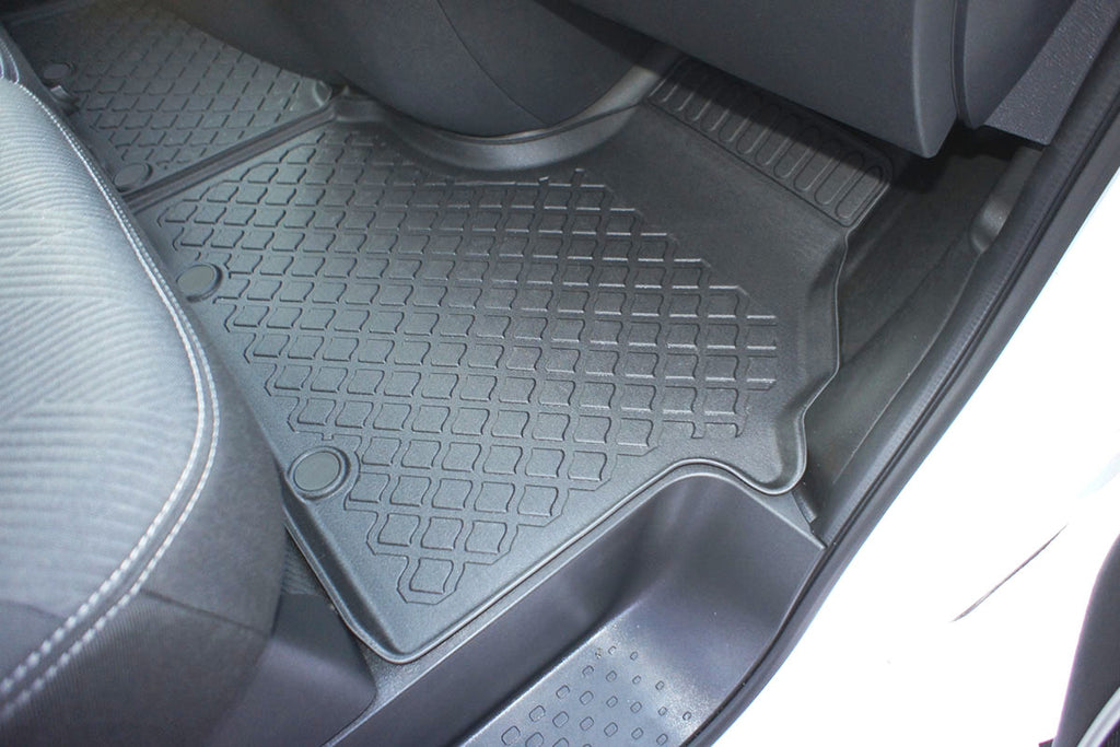 3D Automatten voor Opel Vivaro B, Renault Trafic (X82) en Fiat Talento 3 (vanaf 2014-) - TPE-Rubber - 2-delig