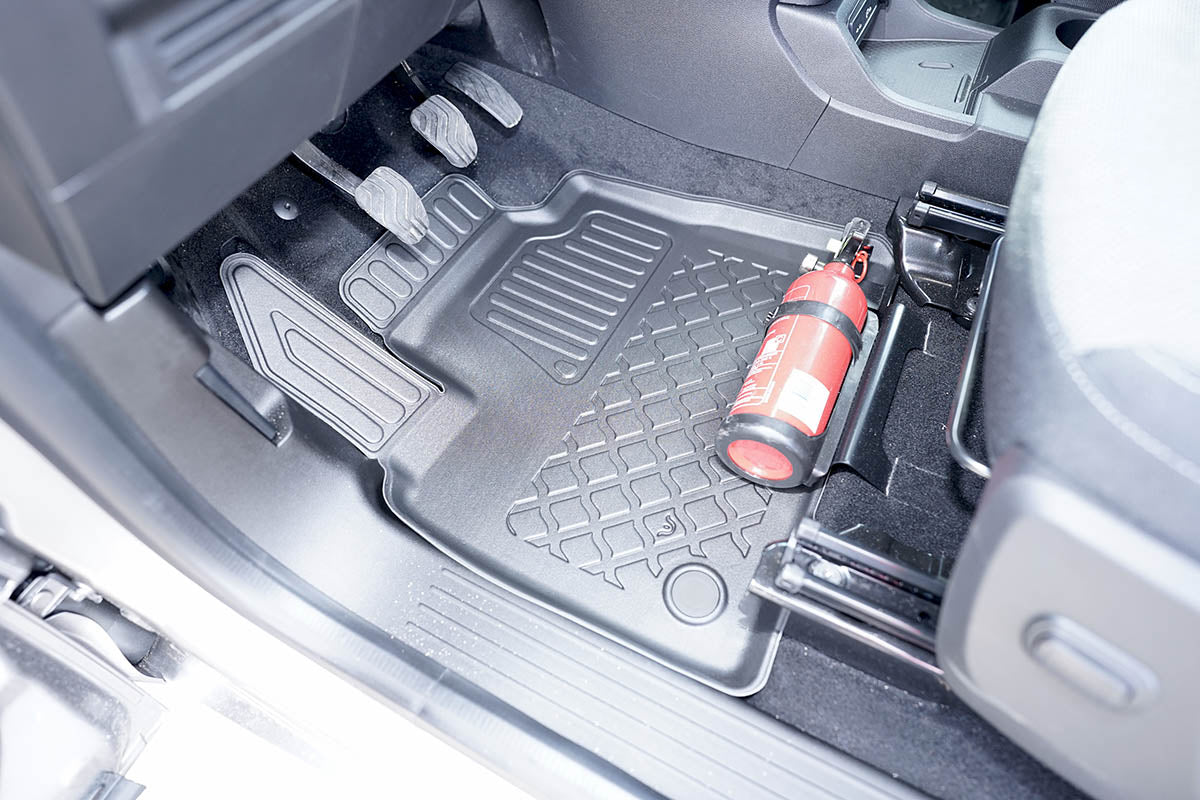 3D Automatten voor Mercedes Citan (W420), T-Klasse, Renault Kangoo 3, Grand Kangoo 3, Nissan Townstar (vanaf 2021-) - TPE-Rubber - 2-delig