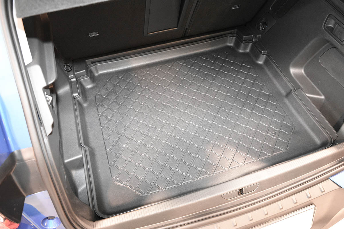 Guardliner kofferbakmat voor Peugeot 3008 (P84), Opel Grandland X, (vanaf 11.2016), lage laadvloer - TPE-Rubber