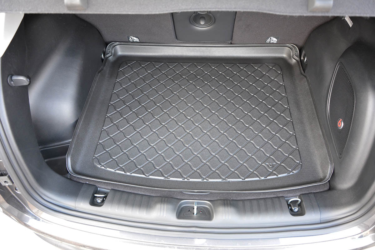 Guardliner kofferbakmat voor Jeep Compass 2 (MP) (vanaf 08.2017), verstelbare laadvloer, niet voor PHEV - TPE-Rubber
