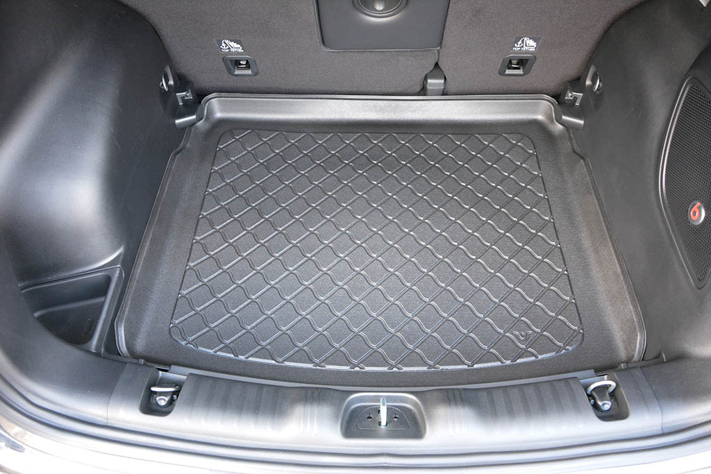 Guardliner kofferbakmat voor Jeep Compass 2 (MP) (vanaf 08.2017), verstelbare laadvloer, niet voor PHEV - TPE-Rubber