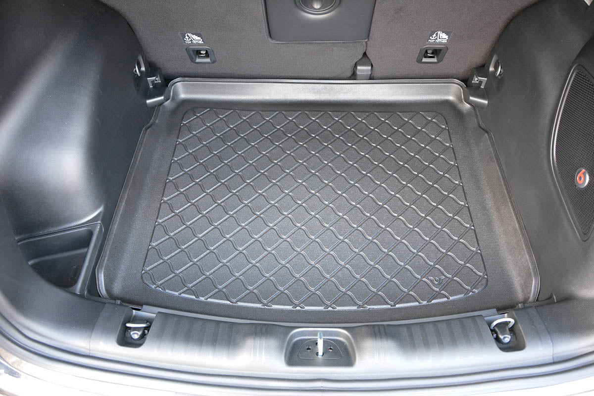 Guardliner kofferbakmat voor Jeep Compass 2 (MP) (vanaf 08.2017), verstelbare laadvloer, niet voor PHEV - TPE-Rubber