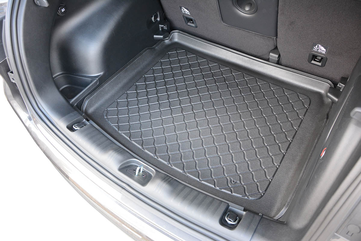 Guardliner kofferbakmat voor Jeep Compass 2 (MP) (vanaf 08.2017), verstelbare laadvloer, niet voor PHEV - TPE-Rubber