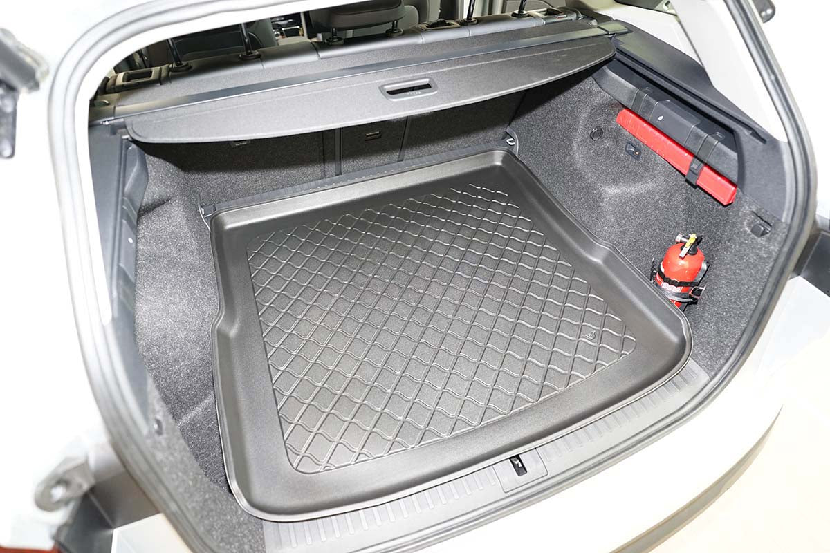 Guardliner kofferbakmat voor Skoda Enyaq iV (ook Coupe) vanaf 2021- (ook facelift na 2025), hoge laadvloer - TPE-Rubber
