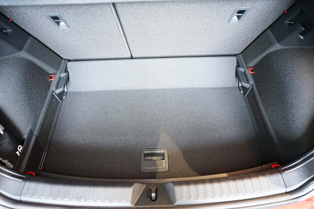 Guardliner kofferbakmat voor Audi A1 Sportback (GB) (vanaf 2018), lage laadvloer - TPE-Rubber