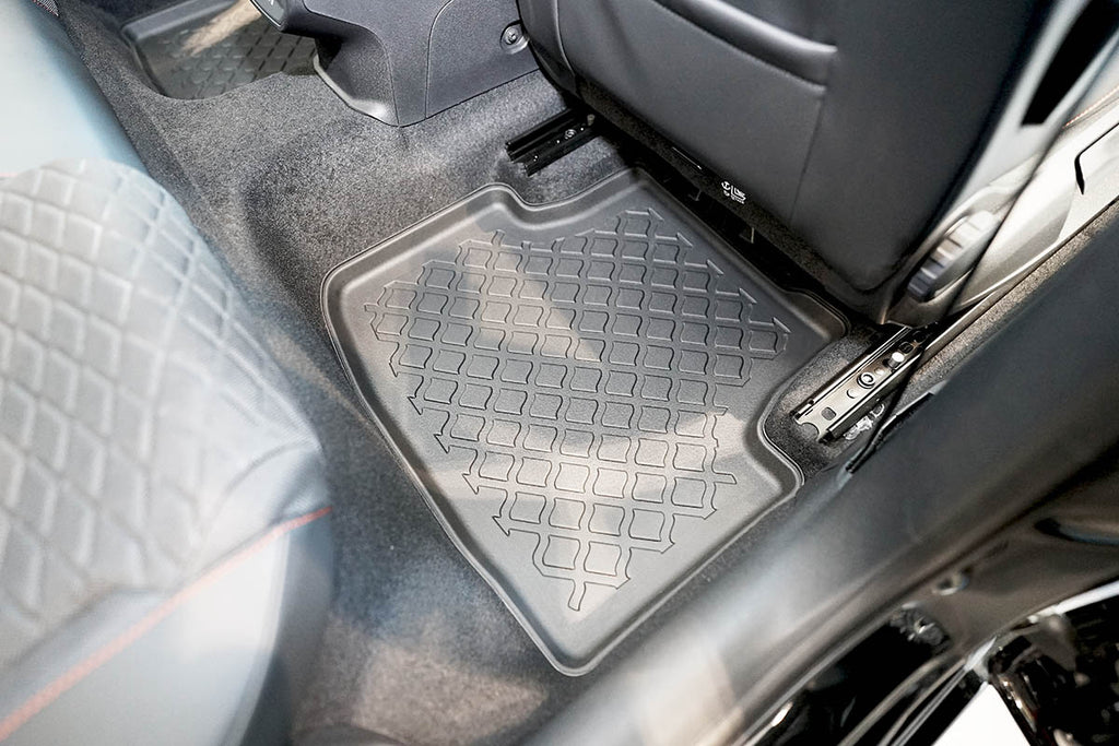 3D Automatten voor Seat Leon 4 (KL), Cupra Leon en Volkswagen Golf 8 Variant (vanaf 2020-) - TPE-Rubber - 4-delig