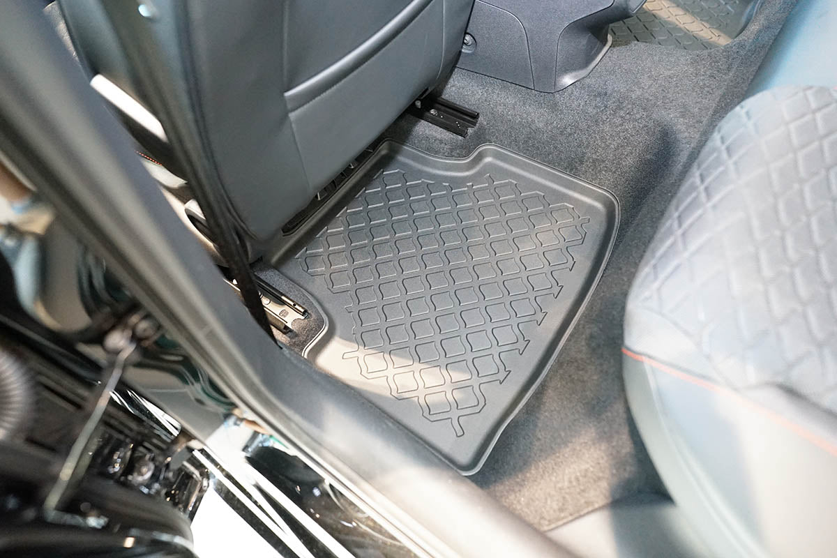 3D Automatten voor Seat Leon 4 (KL) MHEV en Volkswagen Golf 8 Variant MHEV (vanaf 2020-) - TPE-Rubber - 4-delig