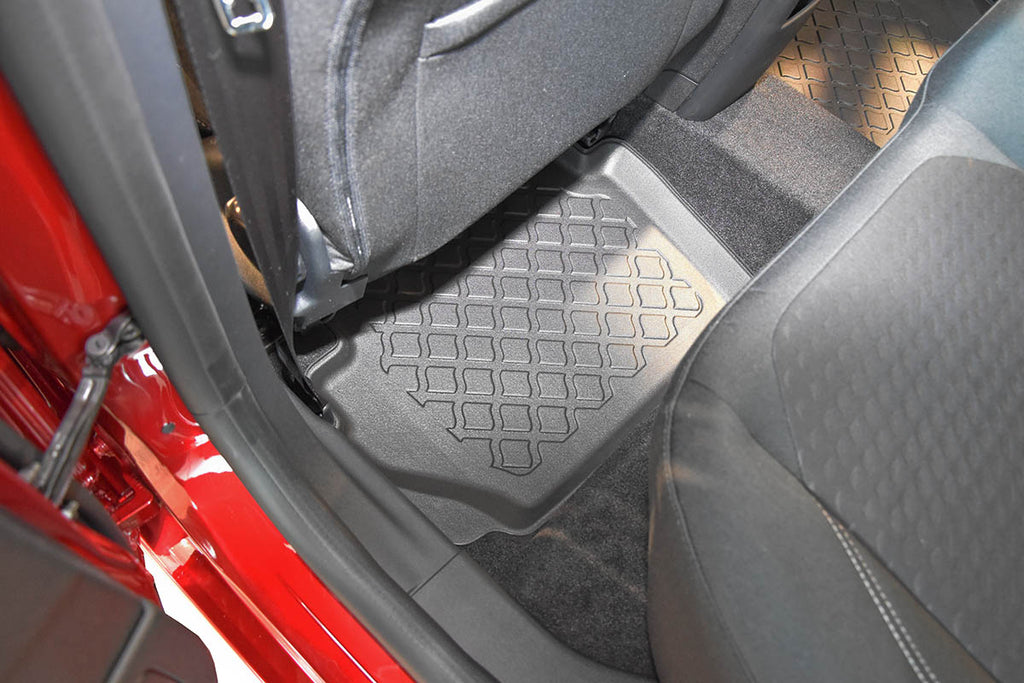 3D Automatten voor Ford Fiesta (vanaf 2017) en Ford Puma (vanaf 2019-) - TPE-Rubber - 4-delig