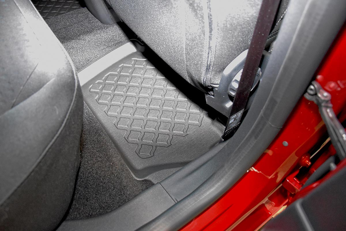 3D Automatten voor Ford Fiesta (vanaf 2017) en Ford Puma (vanaf 2019-) - TPE-Rubber - 4-delig